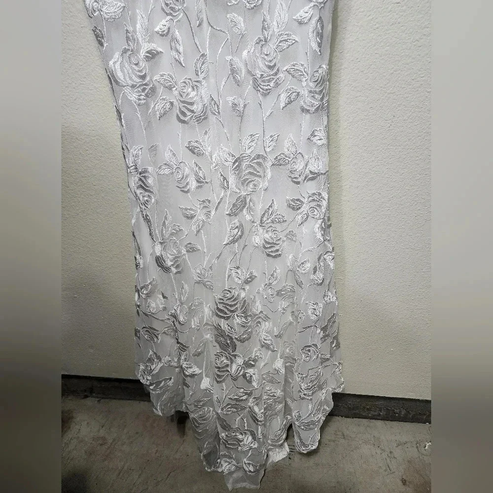 Lulus Precious Romance White Embroidered Off-the-Shoulder Maxi Dress Wedding